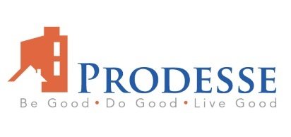 a blue and red logo with the words be good do good live good